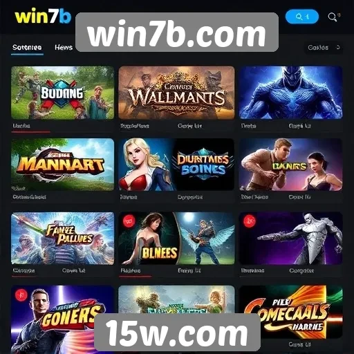 Exploração das principais categorias de jogos em win7b.com