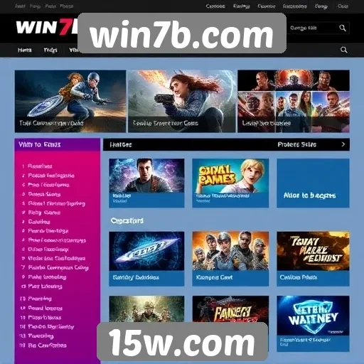 Características e funcionalidades do site win7b.com