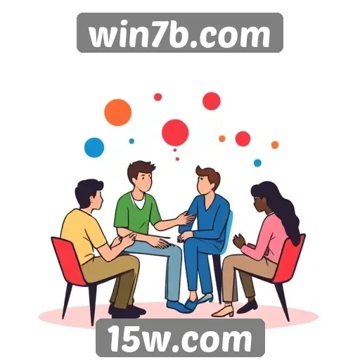 Interação dos usuários nas redes sociais do win7b.com